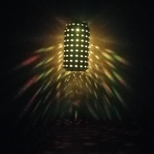 yellow disco light