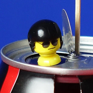 tanker with hat